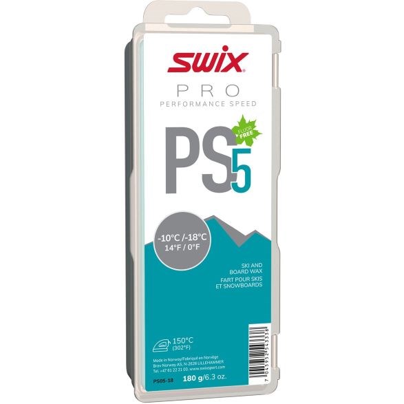 Swix Ps5 Turquoise, -10°C/-18°C, 180G