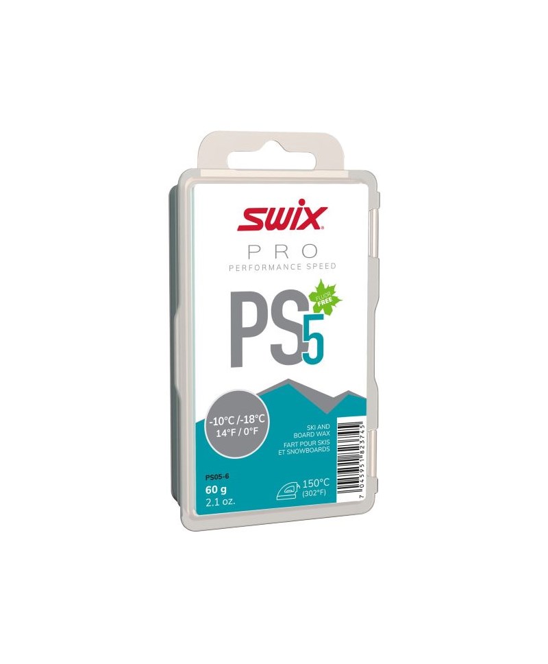 Swix Ps5 Turquoise, -10°C/-18°C, 60G