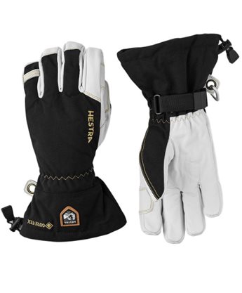 Hestra Army Leather Goretex - 5 Finger Black