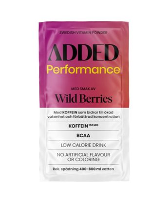 Added vitamins Added Performance 4G, Wild Berries