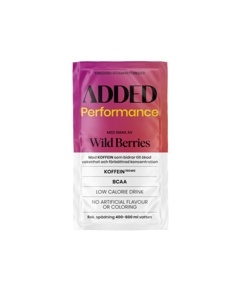Added vitamins Added Performance 4G, Wild Berries