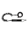 Mystic Coiled Board Leash Black-10Ft