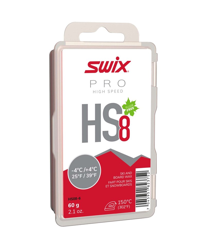 Swix Hs8 Red, -4°C/+4°C, 60G