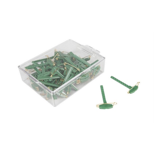 Corsage clips grön, 2-pack