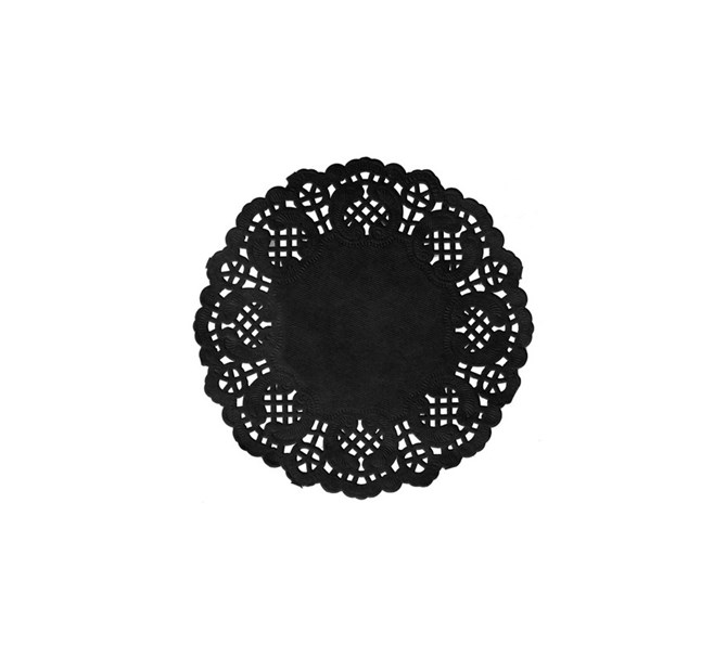 Tårtpapper svart 10 cm, 10-pack