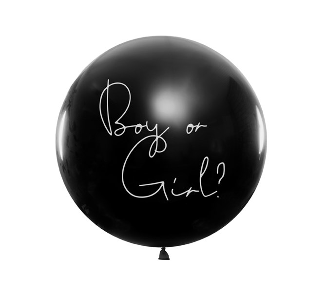 Ballong "Boy or Girl" Rosa