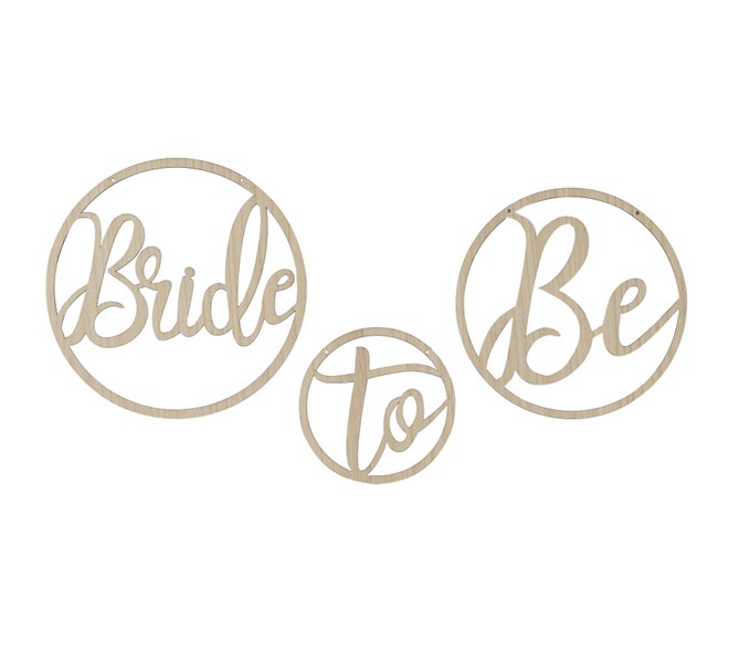 Träringar "Bride to Be"