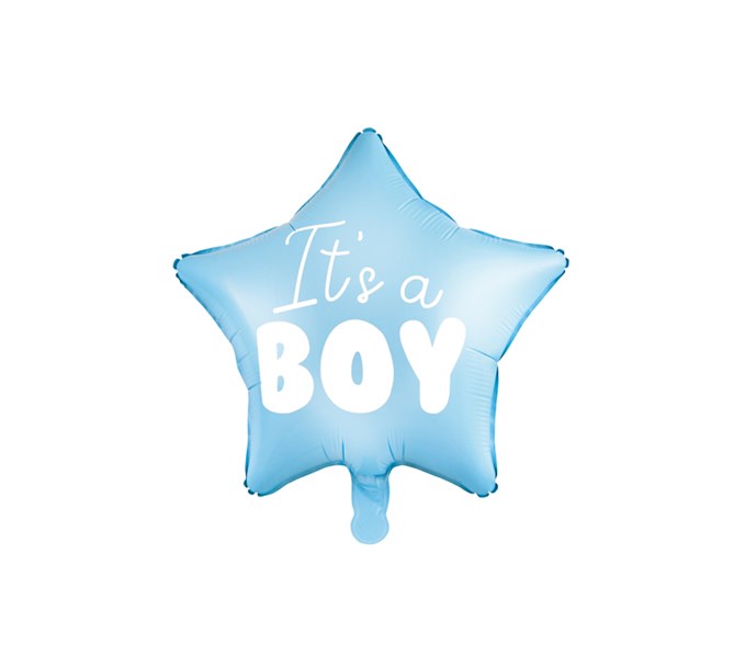 Folieballong stjärna It´s a boy