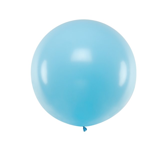 Ballong ljusblå pastell 1 m.