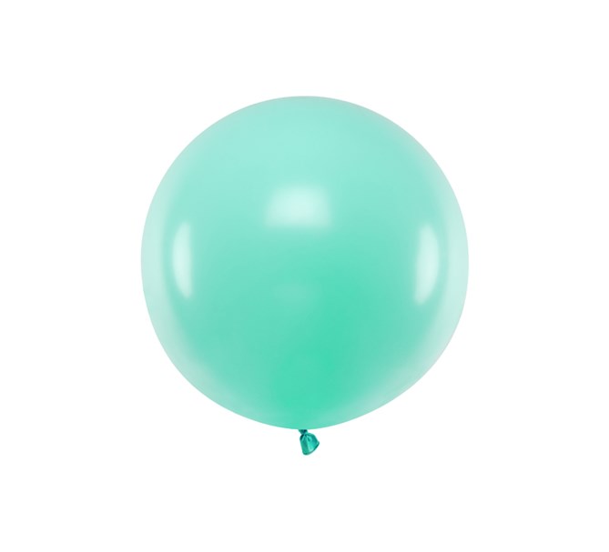 Ballong mintgrön pastell 60 cm.
