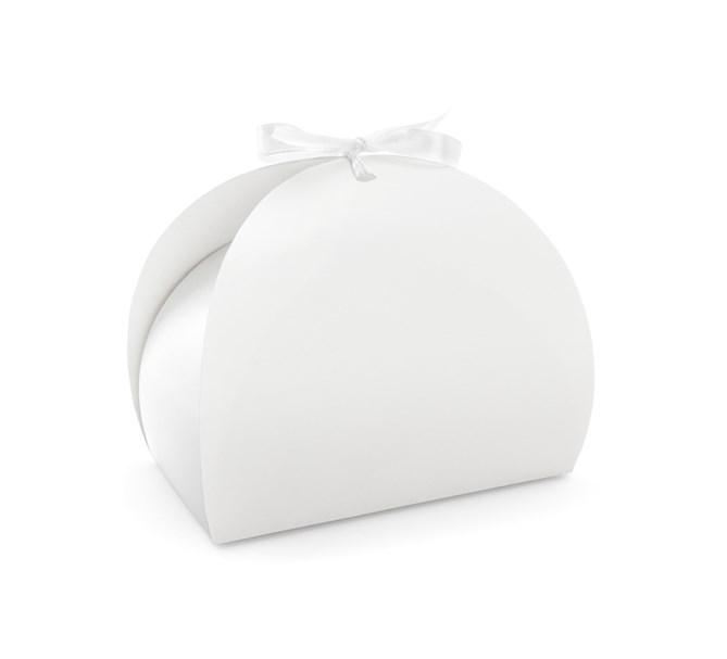 Kakbox/presentlåda vit, 10-pack