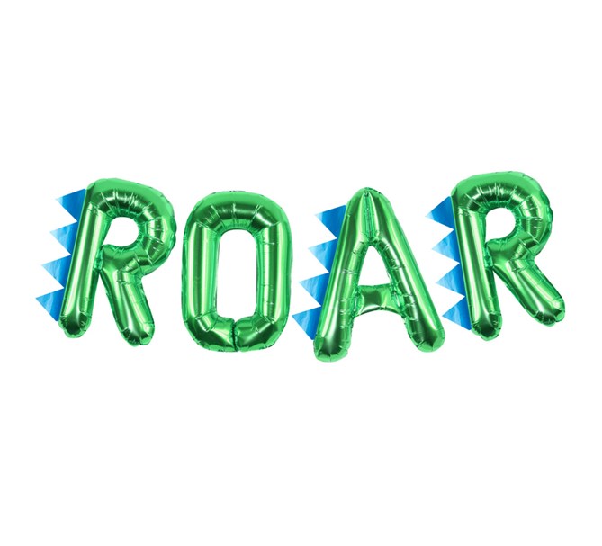 Folieballonggirlang "ROAR" Dinosaurie