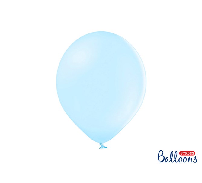 Ballonger Pastell matt ljusblå, 10-pack
