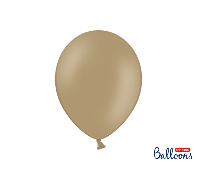 Ballonger pastell ljusbrun, 10-pack