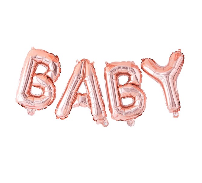 Ballonggirlang "Baby" rosé