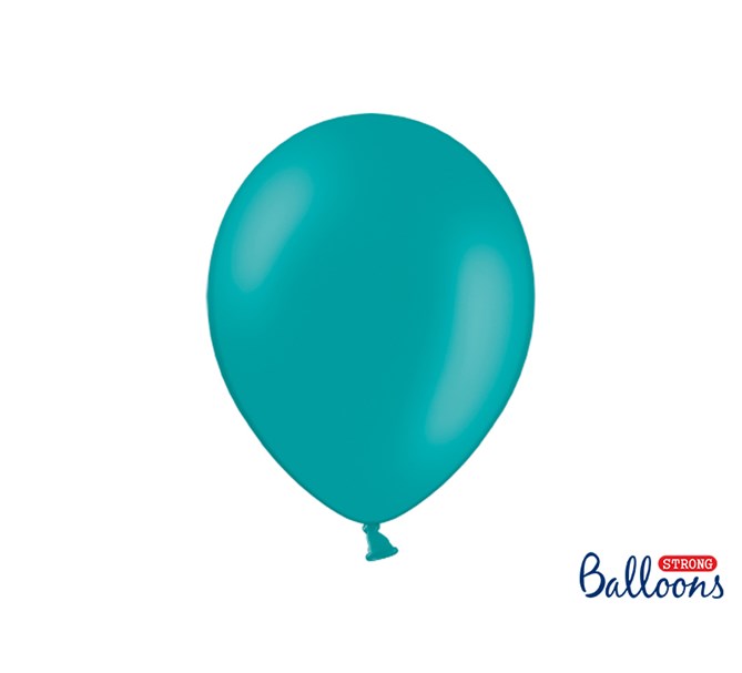 Ballonger korallgrön pastell, 10-pack