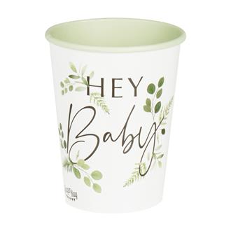 Pappersmuggar "Hey Baby", 8-pack