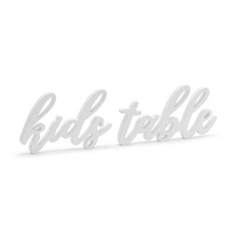 Skylt Kids Table trä