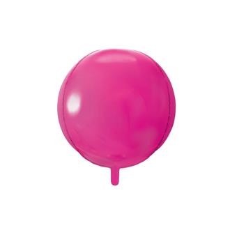 Folieballong rosa rund