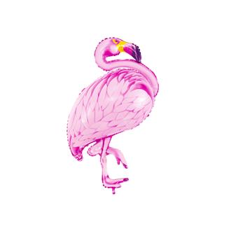 Folieballong flamingo