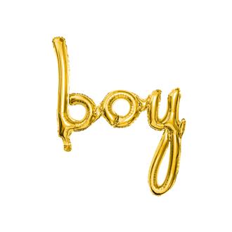 Folieballong "Boy" guld