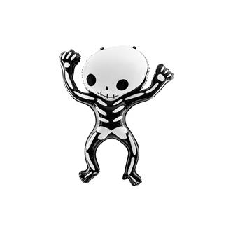 Halloween folieballong skelett
