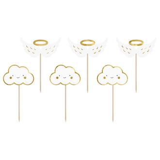 Cupcake toppers "Blinka lilla stjärna", 6 st