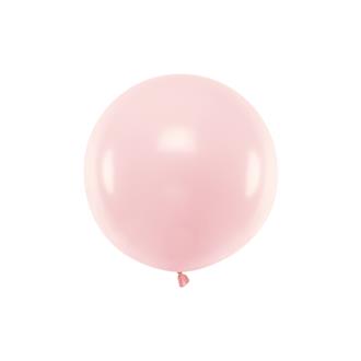 Ballong rosa pastell 60 cm.