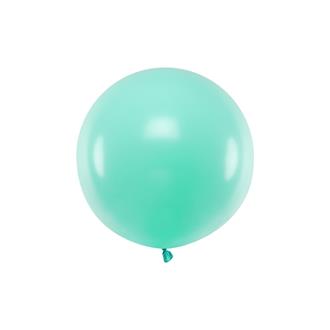 Ballong mintgrön pastell 60 cm.