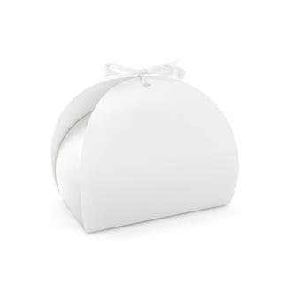 Kakbox/presentlåda vit, 10-pack