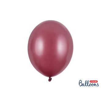 Ballonger Metallic Maroon/Vinröd, 10-pack