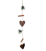 Girlang av hjärtan, tallkvist & kanelstänger, 50 cm