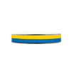 Blå/gult band till studenten 1,5 cm, metervara