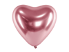 Hjärtformade ballonger roséguld 10-pack