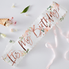 Ordensband "It´s my Birthday" Blommig