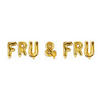 Ballonggirlang "FRU & FRU" guld