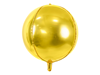 Folieballong Guld klot rund, 40 cm.