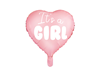 Folieballong hjärta It´s a girl