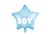 Folieballong stjärna "It´s a boy" blå, 45 cm.