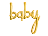 Folieballong guld "Baby"