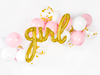 Folieballong guld "Girl", 77 cm.