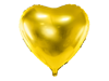 Folieballong hjärta guld