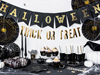 Halloween vimpel svart/guld DIY