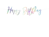 Banner "Happy Birthday" Holografisk