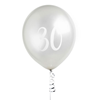 Ballonger silver 30 år, 5-pack