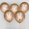 Ballonger Guld 50 år, 5 st