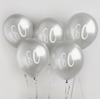 Ballonger silver 60år, 5st