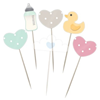 Cupcake toppers baby, 6 st