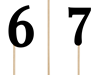 Siffror i svart 1-10