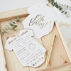 Babyshower kort "Oh Baby", 10-pack